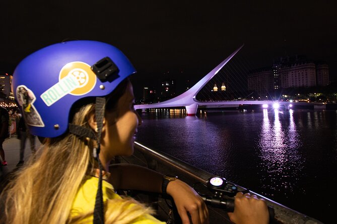 Buenos Aires Night Tour on Electric Scooter - The route in plain English: from Plaza San Martín to Puerto Madero