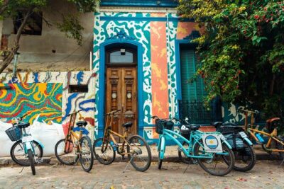Private Off the Beaten Path: Hidden Urban Art Bike Tour - Pasaje Lanín and Barracas: Mosaics, World-Scale Mural, and Alfredo Segatori