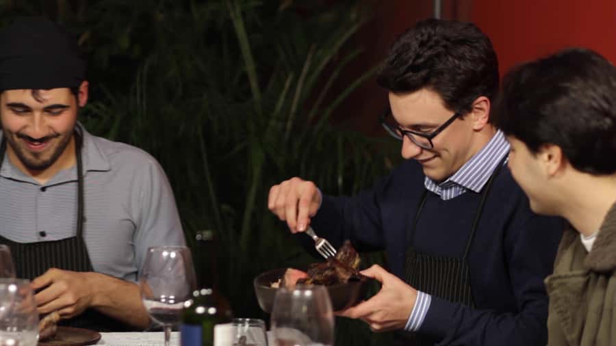 Secrets of Asado in Buenos Asado, BBQ and Dinner - Chimichurri time: the sauce lesson that controls the flavor